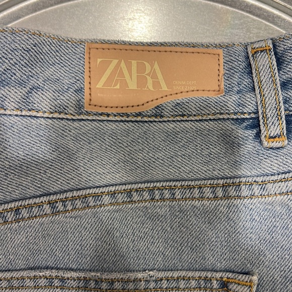 Zara denim cutoff shorts - Picture 5 of 8
